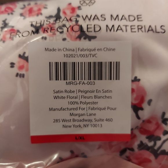 MORGAN LANE | Allie Robe in White Floral L/XL - Picture 5 of 7